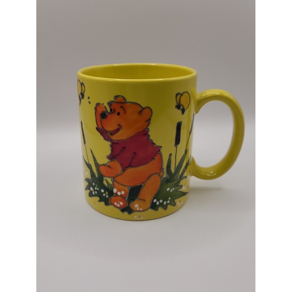 Unique Vintage Hand Painted Winnie-the-Pooh Mug